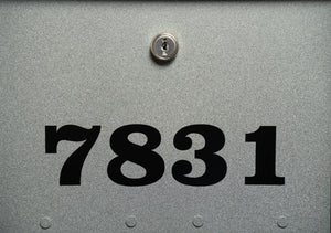 Vinyl Address Numbers